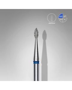 Диамантен накрайник за ел. пила EC "Капка" син диаметър на накрайник 1.6mm работна част 4.0mm 