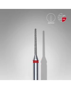 Диамантен накрайник за ел. пила EC "Игла" червен диаметър на накрайник 1.0mm  работна част 10.0mm