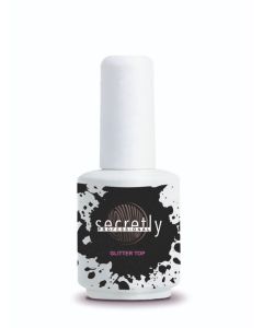 Топ гел лак SECRETLY Glitter top coat 15мл.