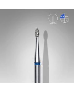 Диамантен накрайник за ел. пила EC "Капка" син диаметър на накрайник 1.6mm  работна част 3.4mm