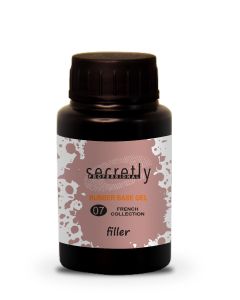 База гел лак SECRETLY Rubber base gel filler French Collection #7 Пълнител 50 мл.